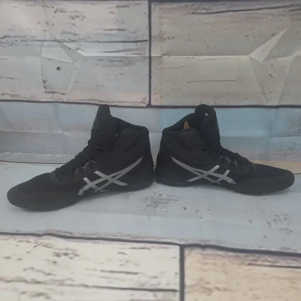 ASICS Matcontrol 3 Black Pure Silve Men's Size 11 US Wrestling Shoes Collegiate